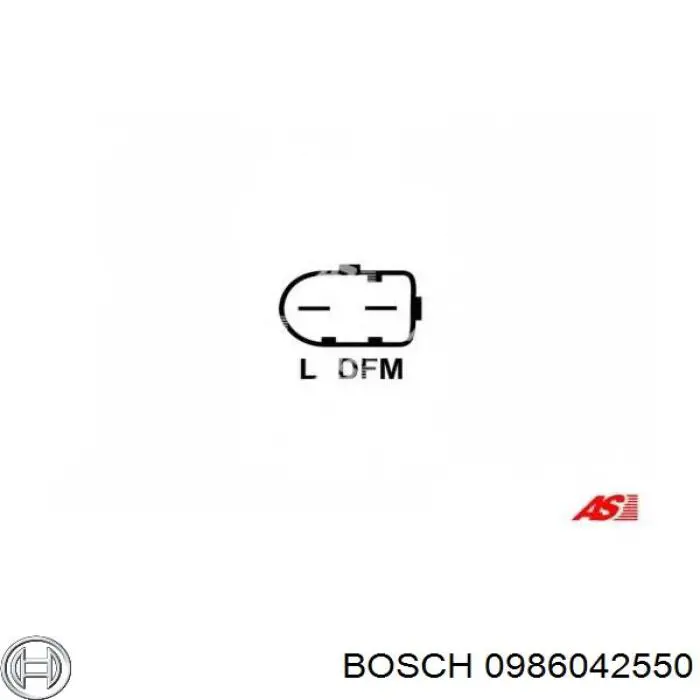 Автомобильный генератор Bosch 0986042550 цена, от 118.21 USD