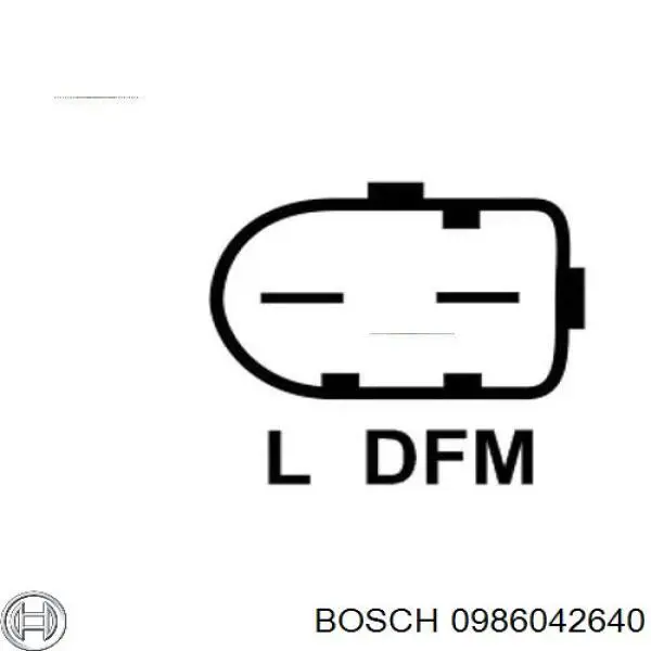 Купить 0986042640 Bosch Генератор