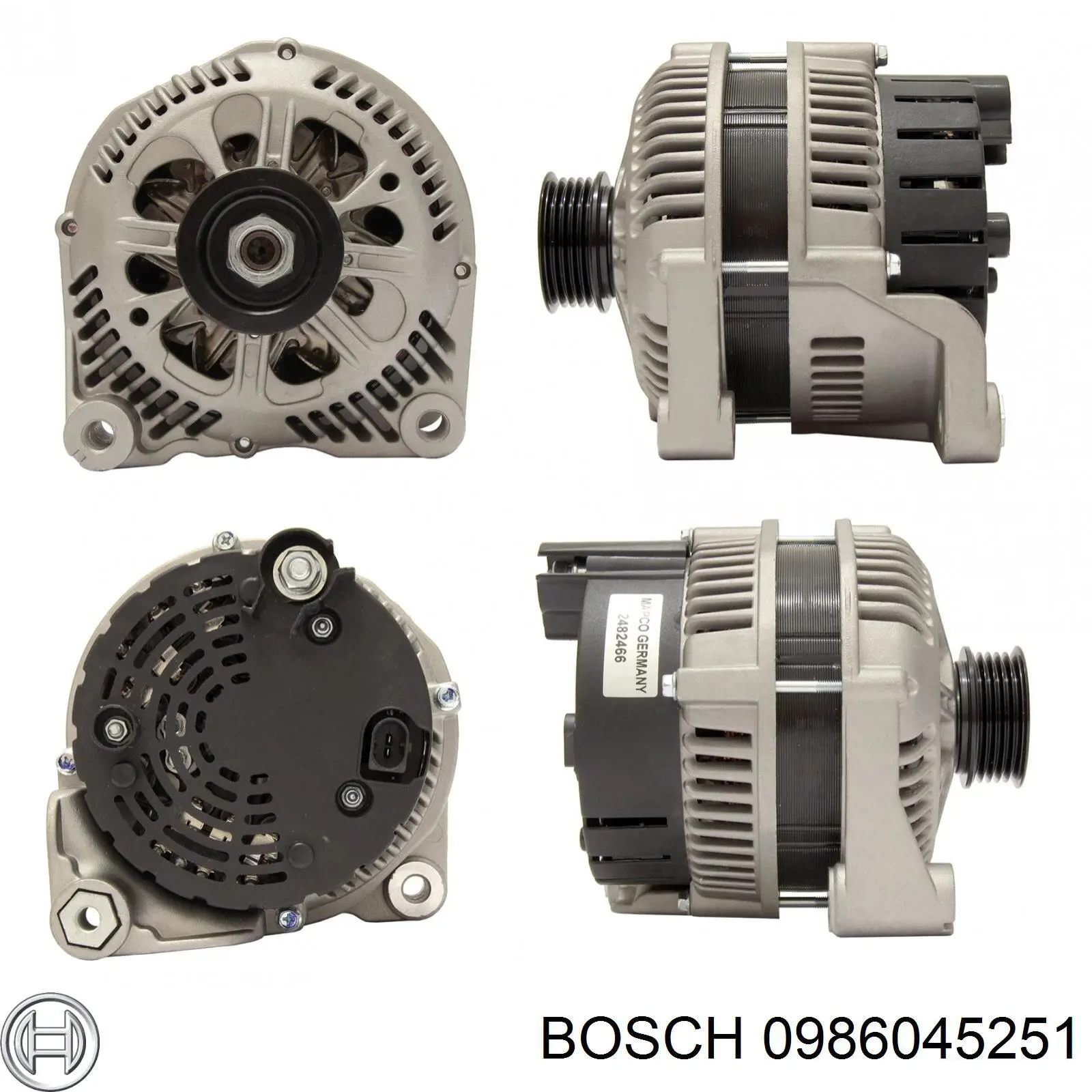 Купить 0986045251 Bosch Генератор