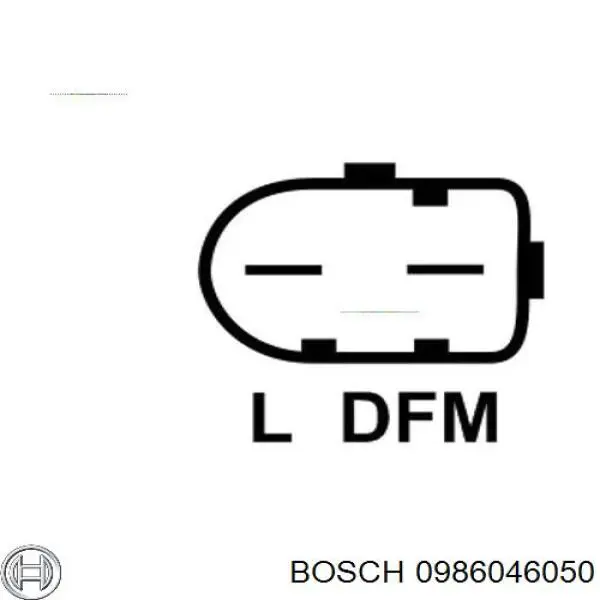 Генератор автомобиля Bosch 0986046050