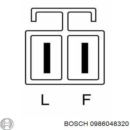Купить 0986048320 Bosch Генератор