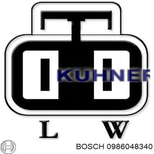Автомобильный генератор Bosch 0986048340 цена, от 156.12 USD