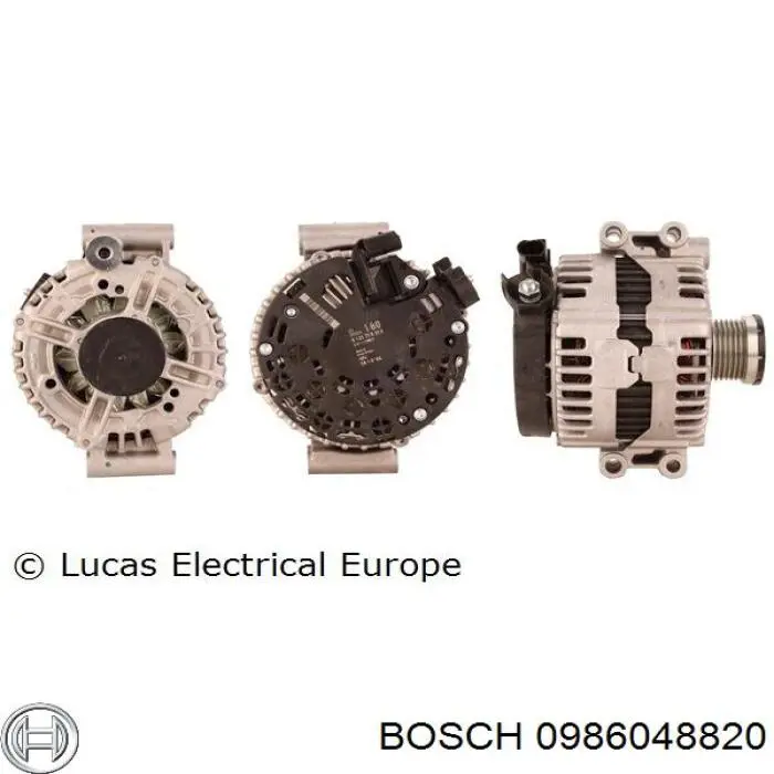 Автомобильный генератор Bosch 0986048820 цена, от 198.66 USD