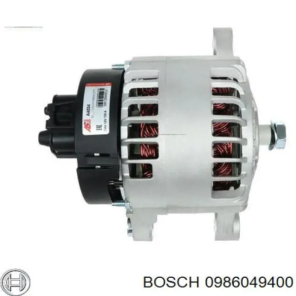 Генератор автомобиля Bosch 0986049400