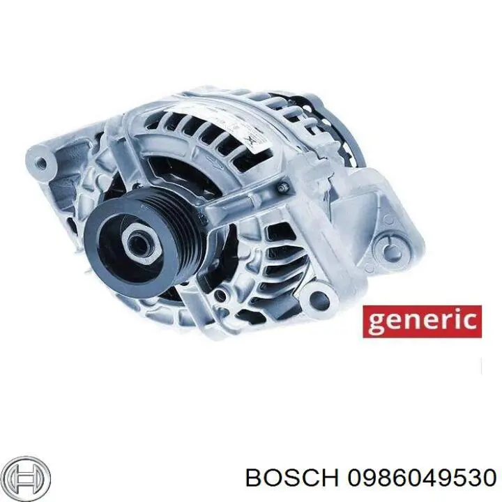 0 986 049 530 Bosch генератор