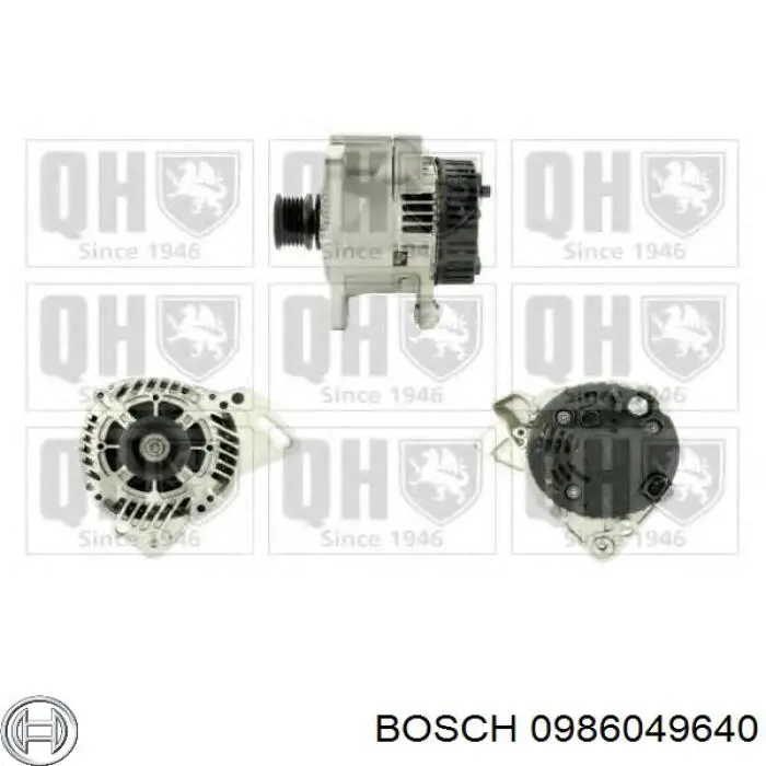 0986049640 Bosch Генератор автомобильный