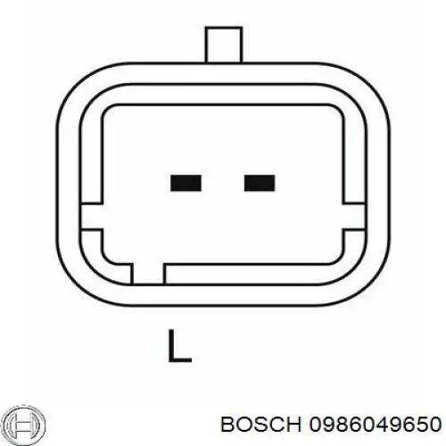 0 986 049 650 Bosch генератор