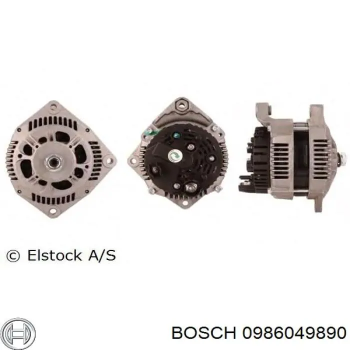 Генератор 0986049890 Bosch