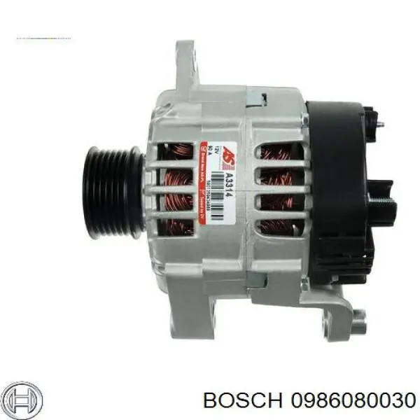 Автомобильный генератор Bosch 0986080030 цена, от 148.16 USD