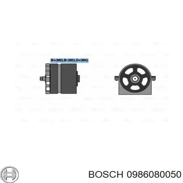 Генератор 0986080050 Bosch