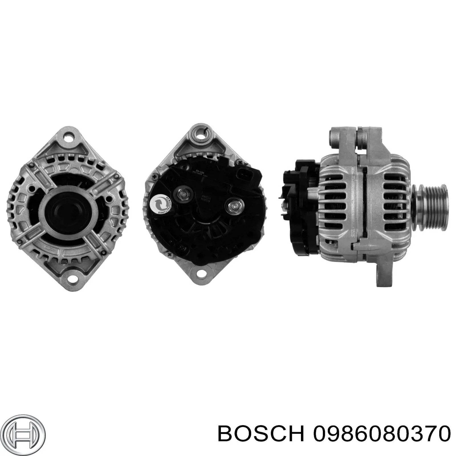 0986080370 Bosch Генератор автомобильный