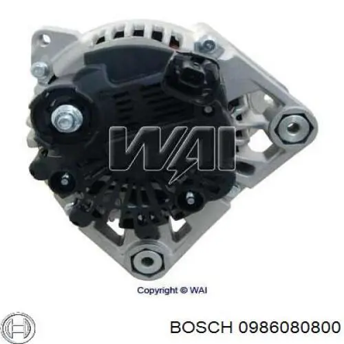 Купить 0986080800 Bosch Генератор