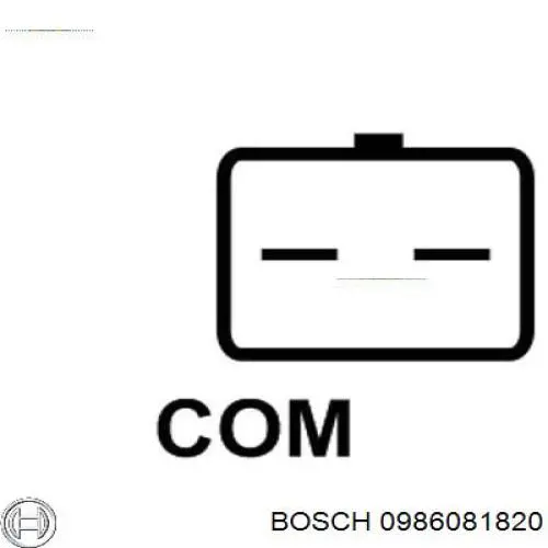 Купить 0986081820 Bosch Генератор
