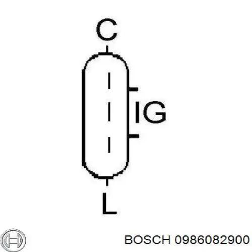Генератор автомобиля Bosch 0986082900
