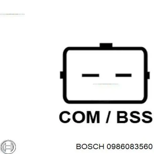 Автомобильный генератор Bosch 0986083560 цена, от 185.38 USD