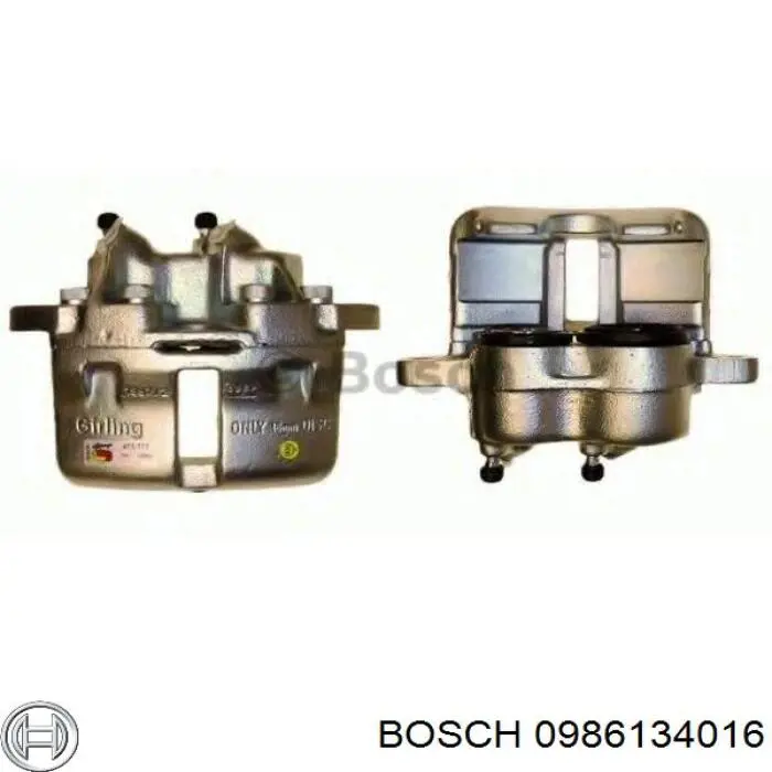 0986134016 Bosch Суппорт тормозной, передний, левый
