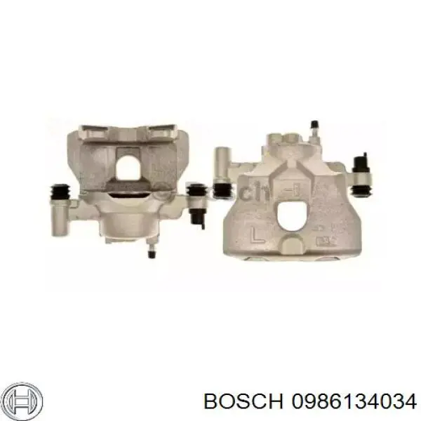 0986134034 Bosch суппорт тормозной передний левый