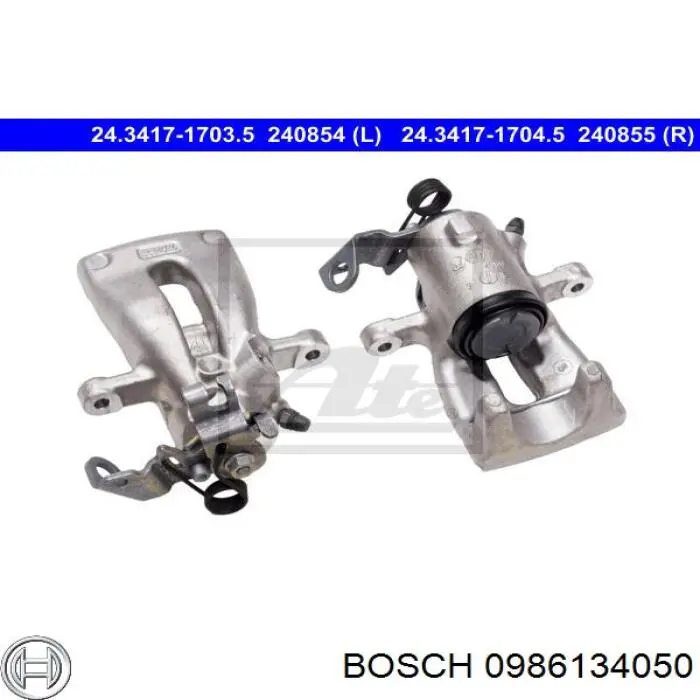 Суппорт задний левый 0986134050 Bosch