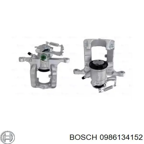 0986134152 Bosch suporte do freio traseiro esquerdo