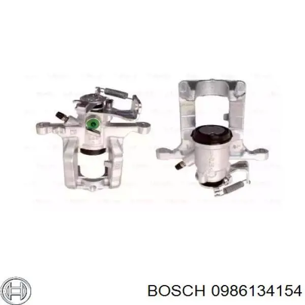 0986134154 Bosch suporte do freio traseiro esquerdo