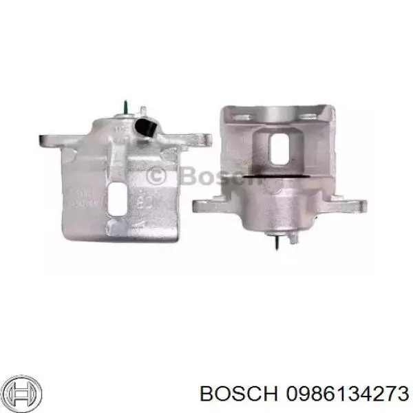 0986134273 Bosch suporte do freio dianteiro esquerdo