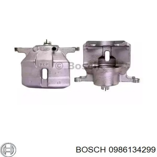 0986134299 Bosch суппорт тормозной передний левый