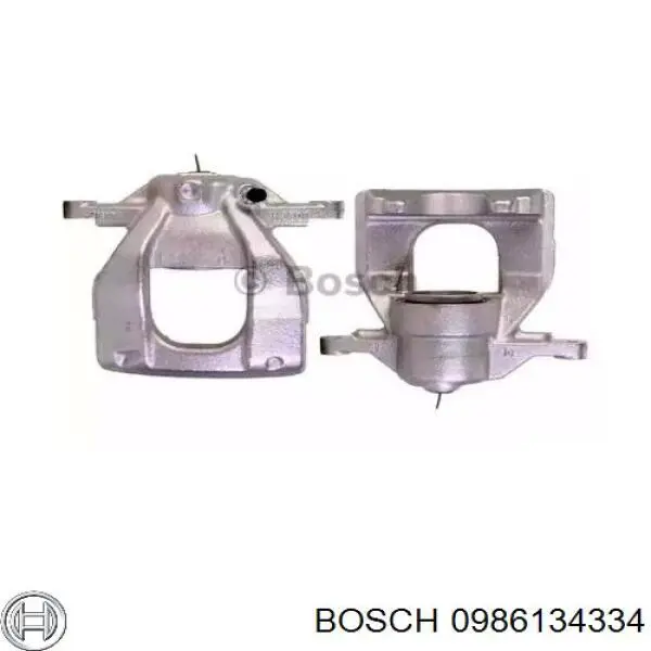 0986134334 Bosch suporte do freio dianteiro esquerdo