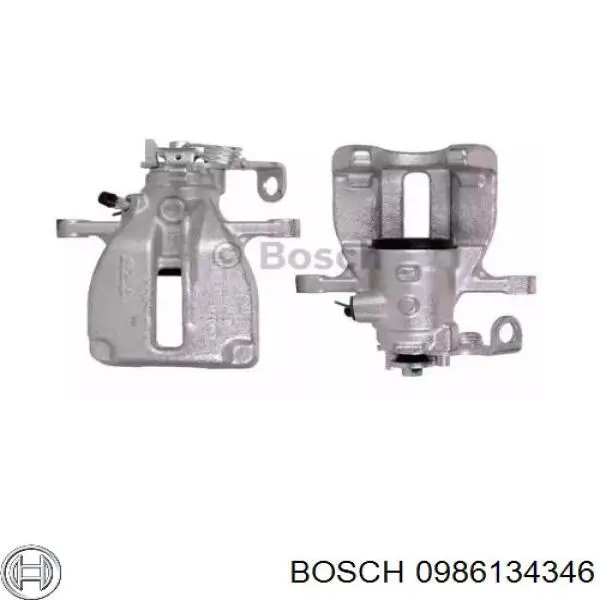 Суппорт тормозной задний левый 0986134346 Bosch