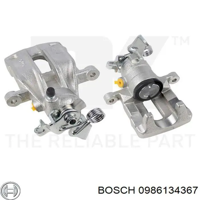 Суппорт задний левый 0986134367 Bosch