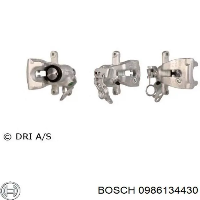Суппорт тормозной левый задний Bosch 0986134430