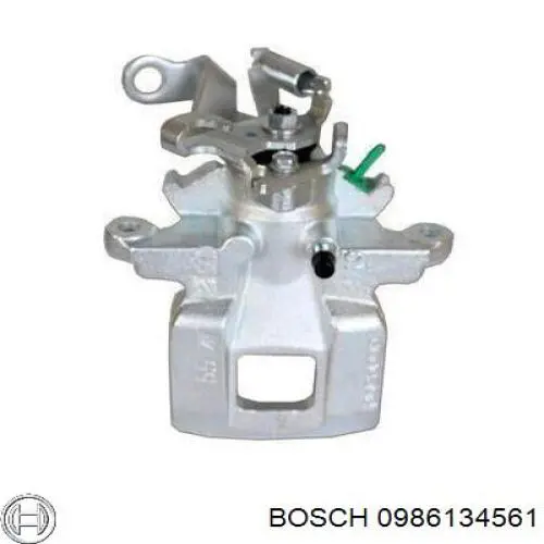 0 986 134 561 Bosch suporte do freio traseiro esquerdo