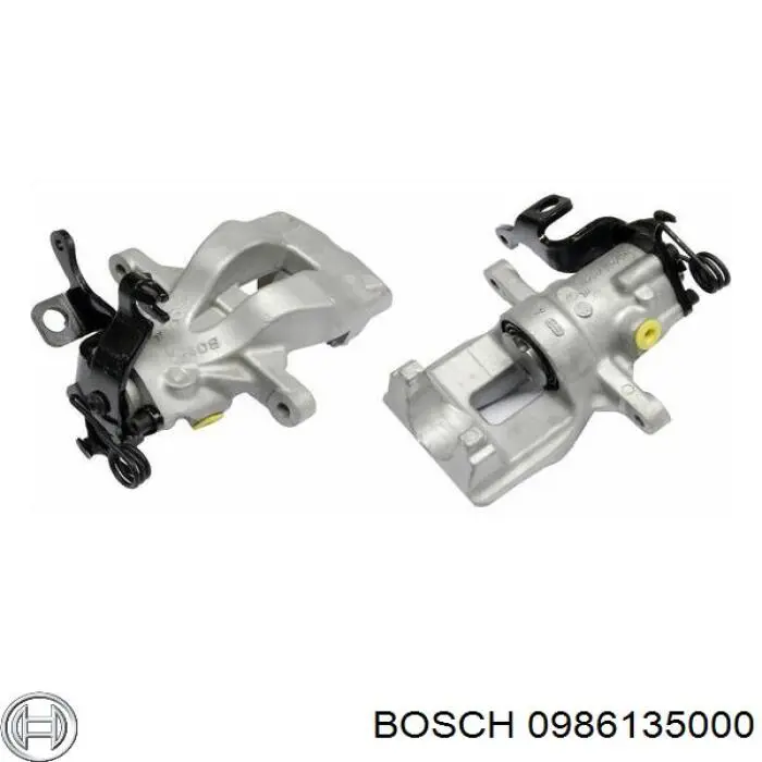 Суппорт тормозной задний правый BOSCH 0986135000