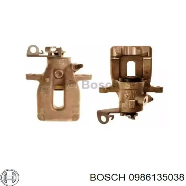 Суппорт тормозной задний правый 0986135038 Bosch