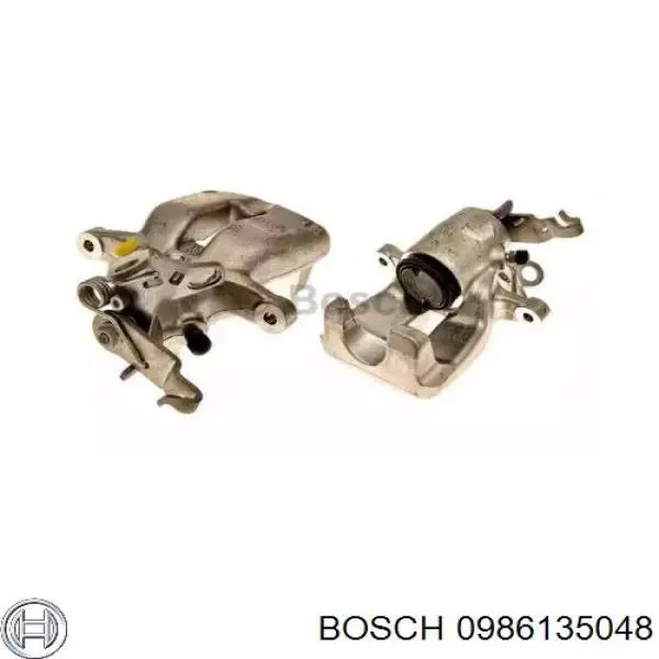 Тормозной суппорт правый задний Bosch 0986135048 цена, от 89.25 USD