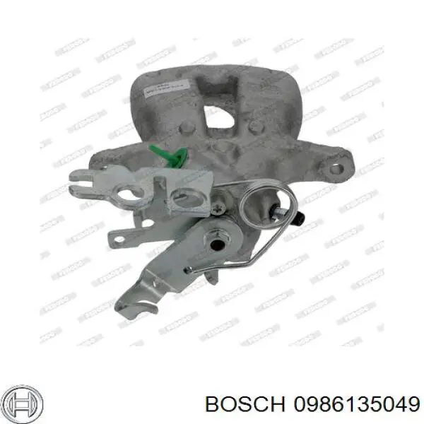 Купить 0986135049 Bosch Суппорт задний правый