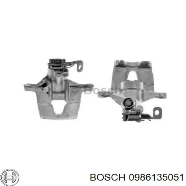 Суппорт тормозной задний правый 0986135051 Bosch