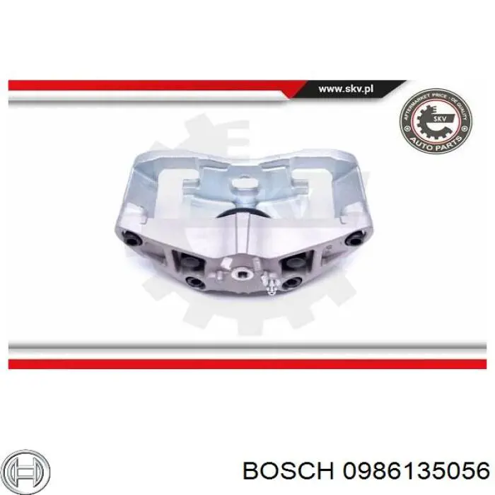 Суппорт тормозной передний левый JBC0695 Kamoka