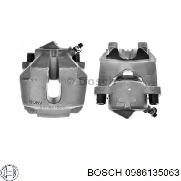 0986135063 Bosch суппорт тормозной передний правый
