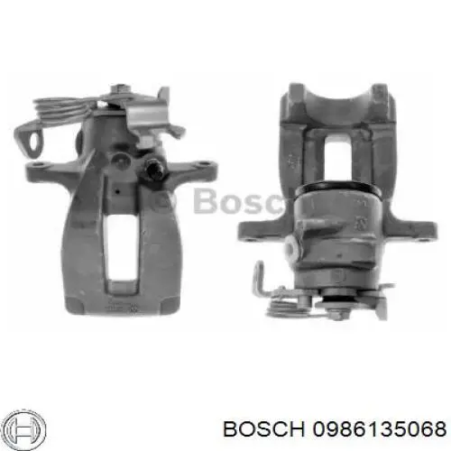 Суппорт тормозной задний правый 0986135068 Bosch