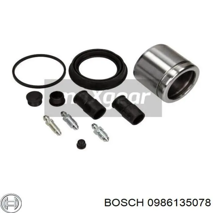 Купить 0986135078 Bosch Суппорт тормозной передний правый