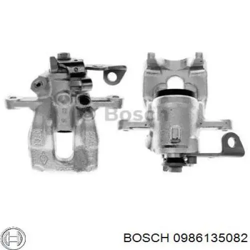 Суппорт тормозной задний правый Bosch 0986135082