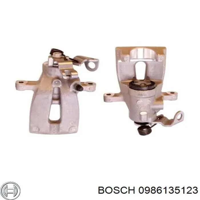 0 986 135 123 Bosch суппорт тормозной задний правый
