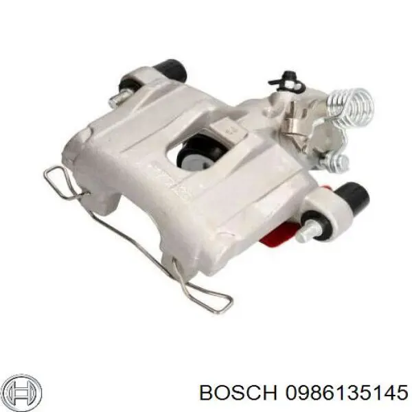 0 986 135 145 Bosch suporte do freio traseiro direito