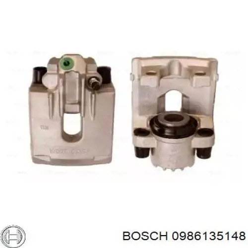 0986135148 Bosch suporte do freio traseiro direito