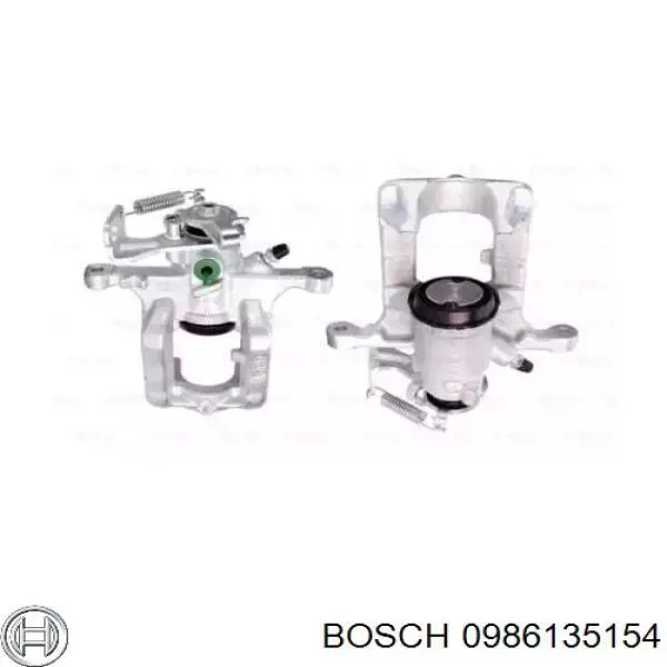 0986135154 Bosch suporte do freio traseiro direito