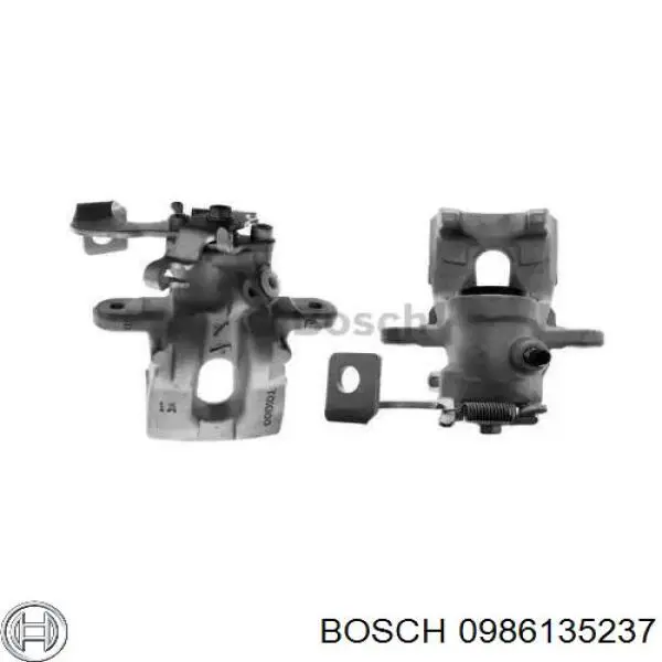 Суппорт тормозной задний правый 0986135237 Bosch