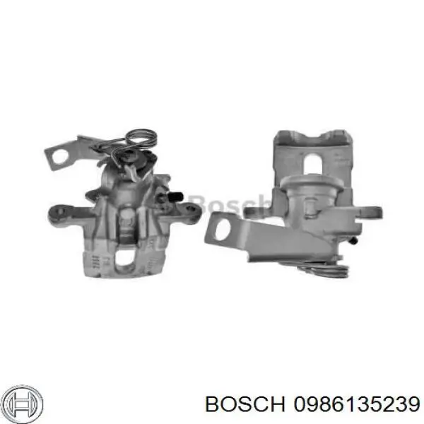 Суппорт тормозной задний правый 0986135239 Bosch