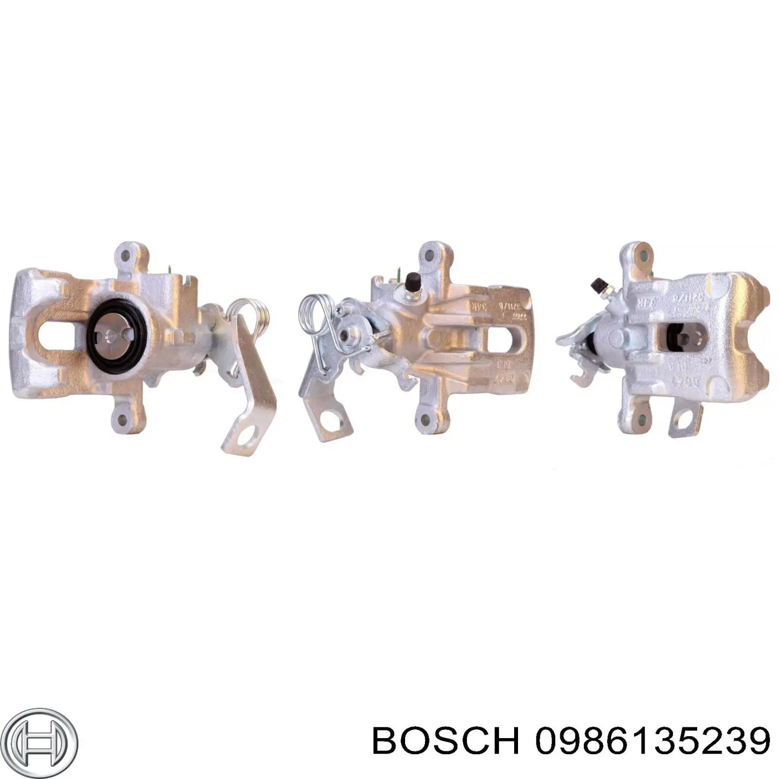 Купить 0986135239 Bosch Суппорт задний правый