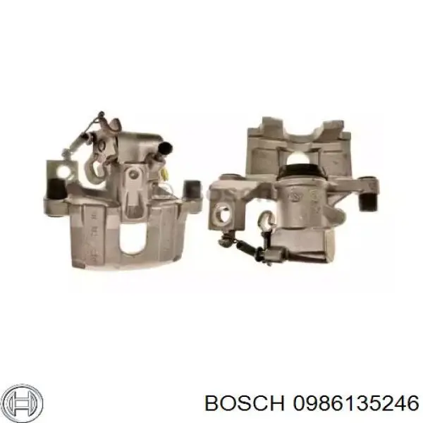 0 986 135 246 Bosch суппорт тормозной задний правый