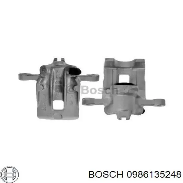 Суппорт тормозной задний правый 0986135248 Bosch